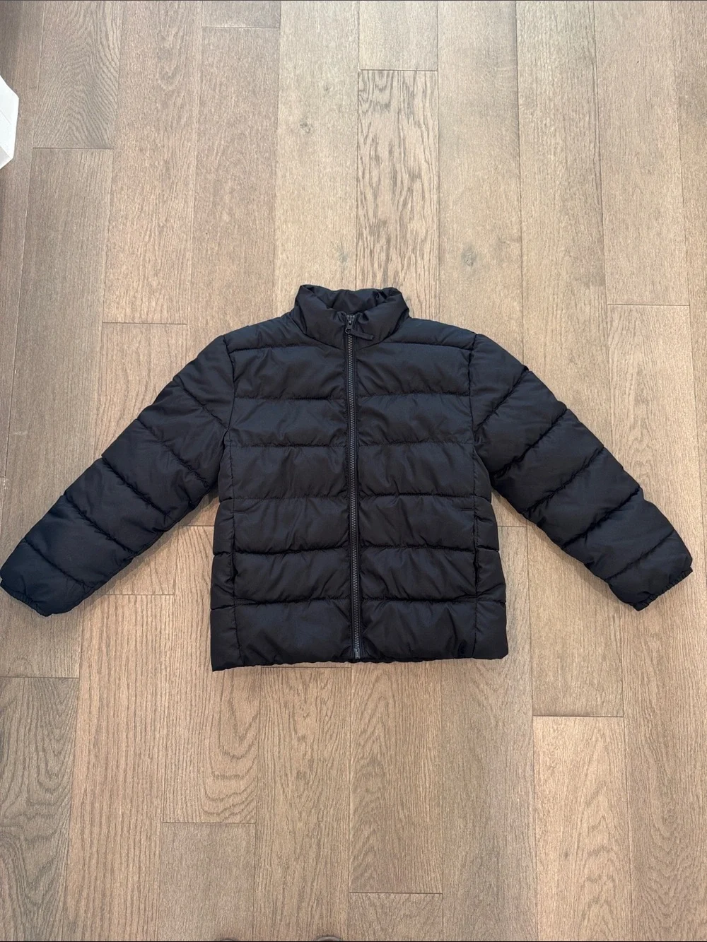 Children’s Place Boys Long Sleeve Puffer Coat Jacket Full Front Zip Mock Neck M